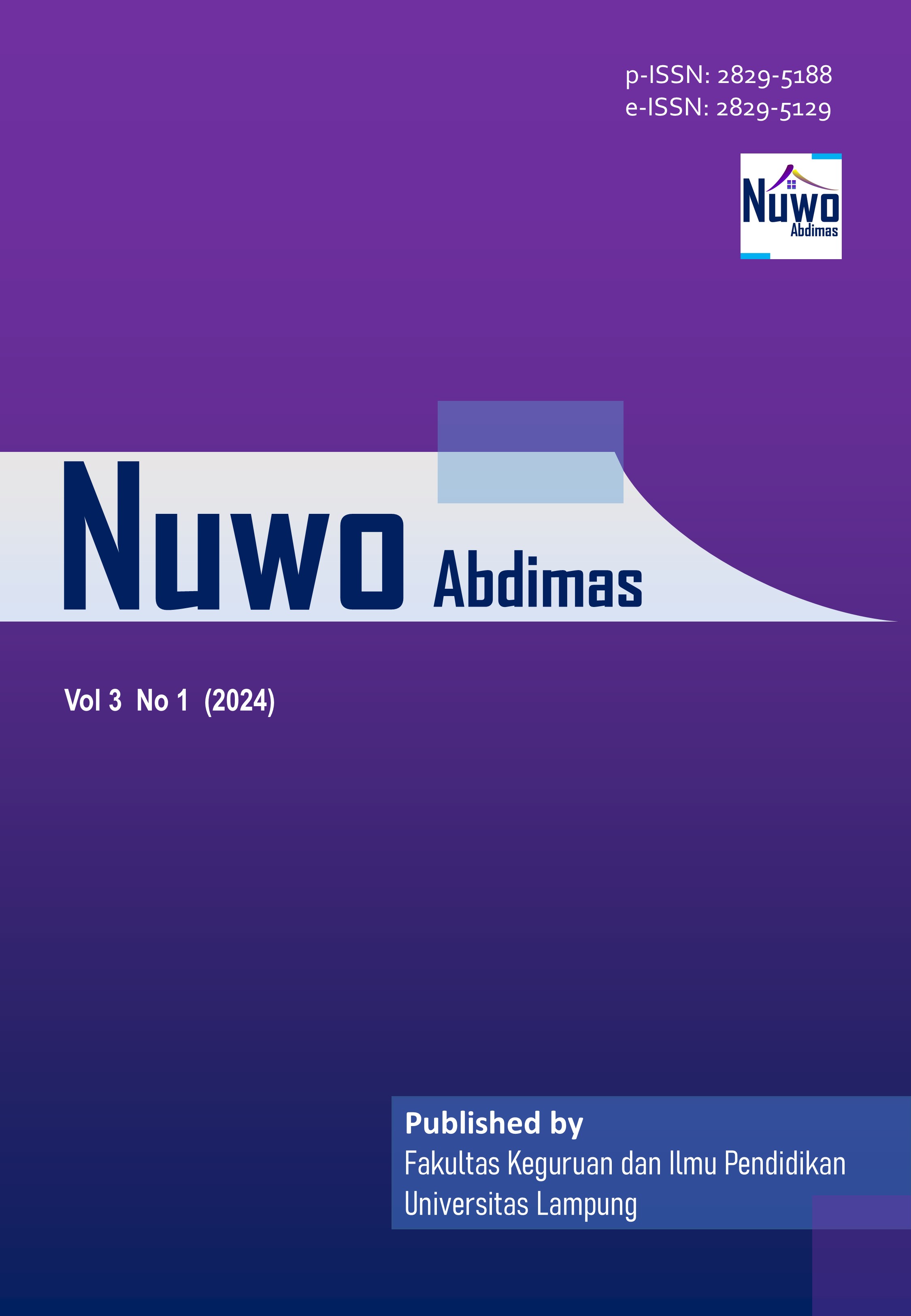 					Lihat Vol 3 No 1 (2024): Nuwo Abdimas
				